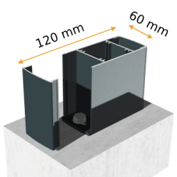 Pérgola solar fotovoltaica Cornaline 4,586x3,494 M - Cinza antracite 3200W Bandeja de cabos incluída  - 1 2