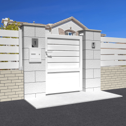 Cancello pedonale MISTO – 1000x1469 mm  - 1