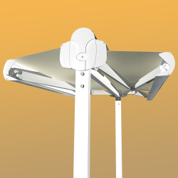 Tenda a doppia pendenza ENARGITE 4,00x2x3,00 M  - 4 2