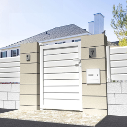 Cancello pedonale PRIVACY – 1000x1557 mm  - 2