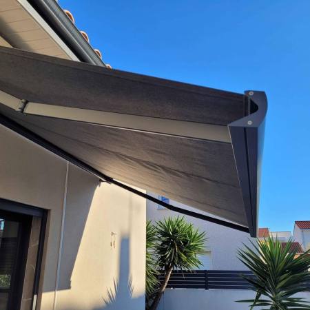 Cinabre- tenda da sole a cassonetto integrale - Grigio